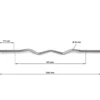 Standaard curlstang 120 cm