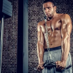 Triceps/Curl-greep 50cm - Licht gebogen