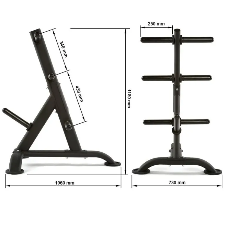 Weight Rack - Ovaal - 50 mm